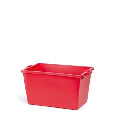 CESTA RETTANGOLARE 65LT COLORE ROSSO