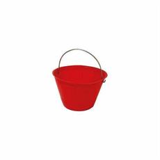 SECCHIO PER MURATORE IN PVC 1MANICO COLORE ROSSO