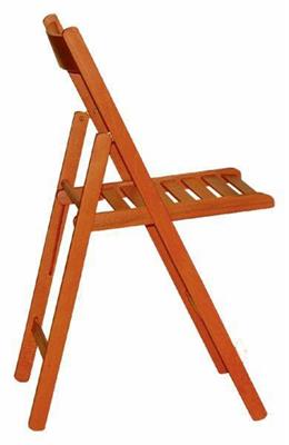 SEDIA IN LEGNO MAISON COLORE ARANCIO