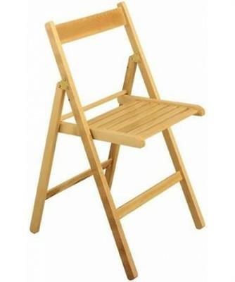 SEDIA LEGNO PIEGEHVOLE COLORE NATURALE