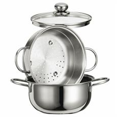 SET STAR VAPORE CON COPERCHIO IN VETRO 20CM