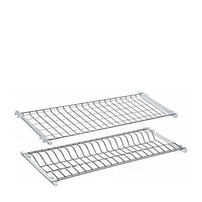 COLAPIATTI COPPIA RETE CROMATE 76 CM