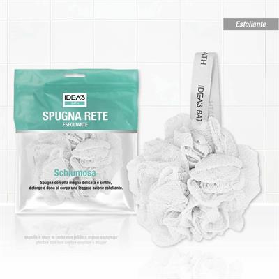 SPUGNA BAGNO RETE COLORE BIANCO