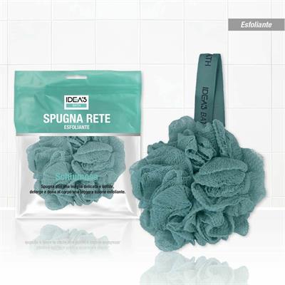 SPUGNA BAGNO RETE COLORE AZZURRO