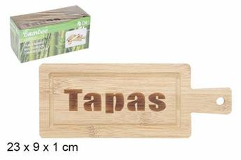 TAGLIERE IN BAMBU CON MANICO 23X9X1CM