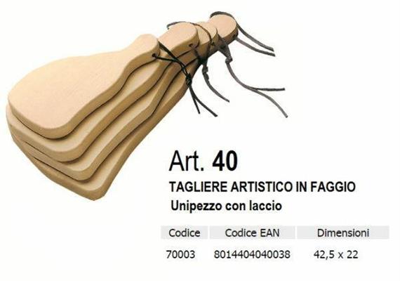 TAGLIERE ARTISTICO 42.5X22
