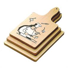 TAGLIERE DECORATO 35X17X1,5CM