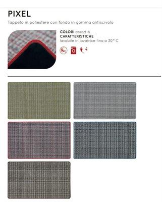 TAPPETO PIXEL 50 X 120 CM COLORI ASS