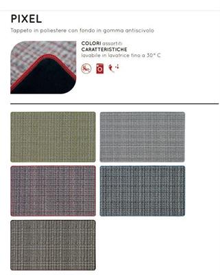 TAPPETO PIXEL 50 X 180 CM COLORI ASS
