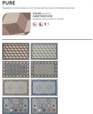 TAPPETO PURE 50 X 80 CM DECORI ASS.