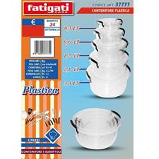 CONTENITORI IN PLASTICA SET 5 PZ