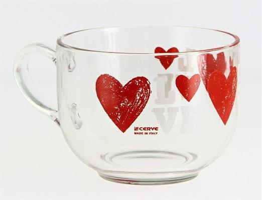 TAZZA BREAKFAST 700CC DECORO LOVE KITCHEN