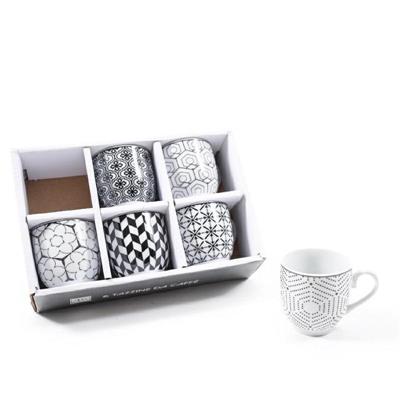TAZZA CAFFE' SET 6 PZ DECORI ASS