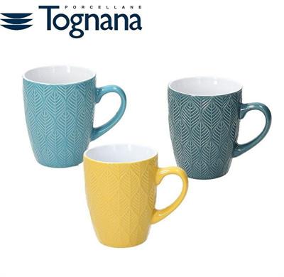 TAZZA MUG 350 CC RELIEF MAYA COLORI ASS