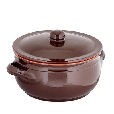 TEGAME TERRACOTTA CM 27 CON COPERCHIO