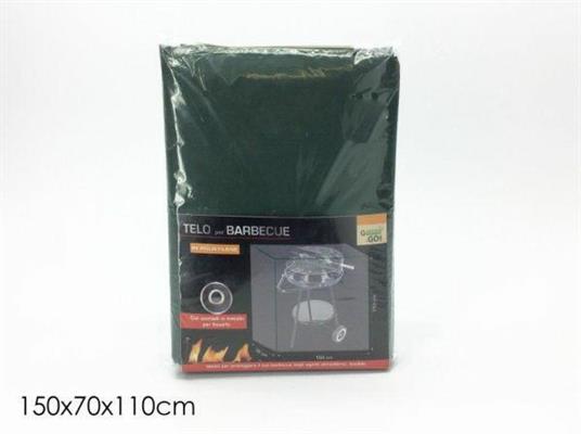 TELO PER BARBECUE COLORE VERDE 150X70X110CM