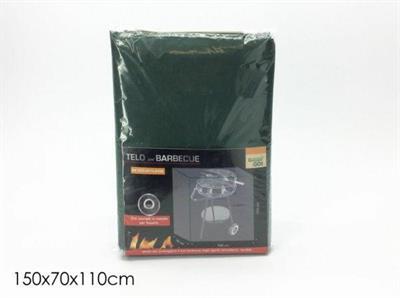 TELO PER BARBECUE COLORE VERDE 150X70X110CM