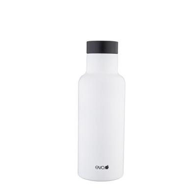 THERMOS ISOLANTE BIANCO OPACO CON TAPPO AUTOMATICO 450 ML
