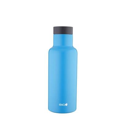 THERMOS ISOLANTE BLU OPACO CON TAPPO AUTOMATICO 450 ML