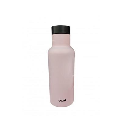 THERMOS ISOLANTE ROSA BABY OPACO CON TAPPO AUTOMATICO 450 ML
