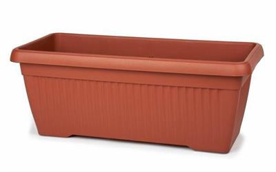 VASCHETTA RETTANGOLARE MEDITERAN MAXI 80CM COLORE TERRACOTTA