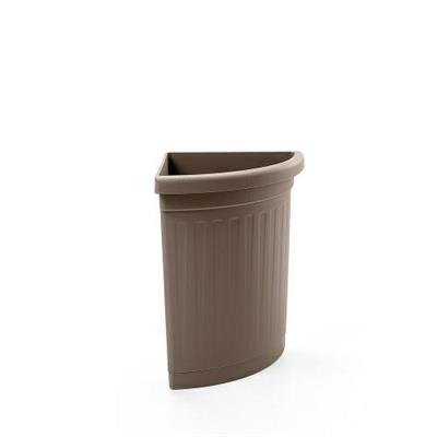 VASO ANGOLO 50CM COLORE AVANA