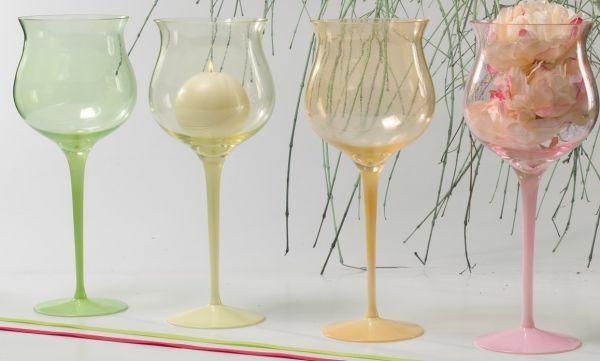 VASO CON GAMBO D.15 H35CM PRIMAVERA GIALLO