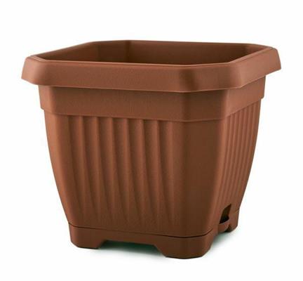 VASO OCTAGON 14X14CM COLORE TERRACOTTA