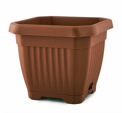 VASO OCTAGON 14X14CM COLORE TERRACOTTA