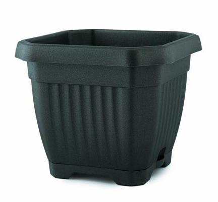 VASO OCTAGON 17X17CM COLORE ANTRACITE