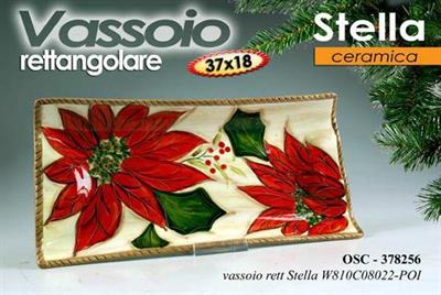 VASSOIO RETT. DEC. STELLA NATALIZIA