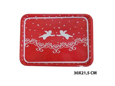 VASSOIO RETTANGOLARE MELAMINA ANGEL 30X21,5CM