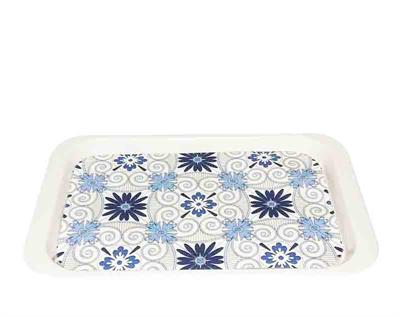 VASSOIO CAFFE' MELAMINA 30 X 19 CM DECORO VIETRI