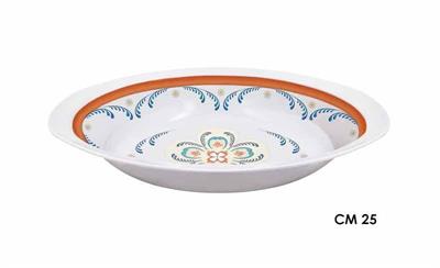 VASSOIO OVALE MELAMINA 25 CM DECORO SUMMER