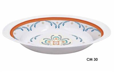 VASSOIO OVALE MELAMINA 30 CM DECORO SUMMER