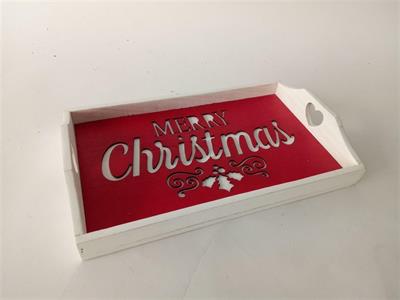 VASSOIO IN LEGNO CHRISTMAS 31X19X5,5CM
