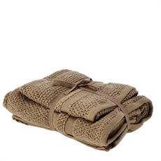 ASCIUGAMANO WIDA SET 2 PZ 40 X 55 / 55 X 100 CM MARRONE