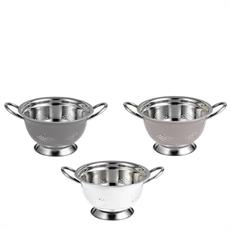 COLAPASTA 2 MANICI INOX CHIC 24 CM COLORI ASS