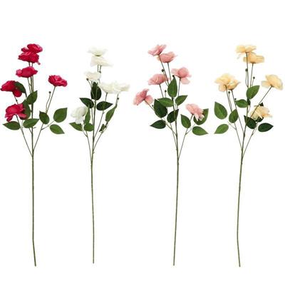 FIORE PEONIA 6 FIORI 78 CM 4 COLORI ASS