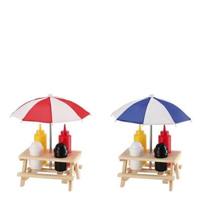 SET MENAGE SALSE/SALE/PEPE 19 X 17 X H11 CM 2 ASS