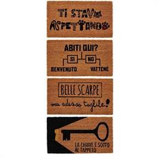 ZERBINO COCCO 33 X 60 CM 4 DECORI ASS