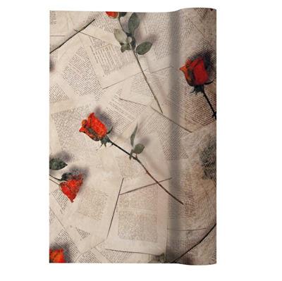 ROTOLO DECOFIBRA ROMANTICO 510 MM X 9 MT COLORE BIANCO