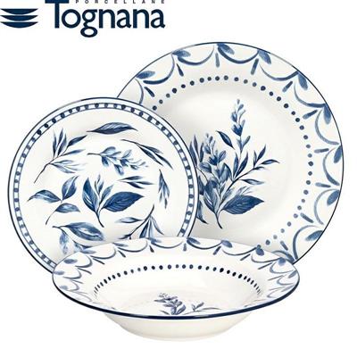 PIATTO SERVIZIO 18 PZ OLIMPIA NEW BLUE LOIRA