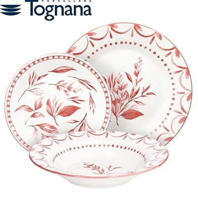 PIATTO SERVIZIO 18 PZ OLIMPIA NEW CORAL LOIRA
