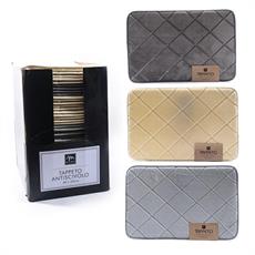 TAPPETO CHECK 60 X 40 CM COLORI ASS