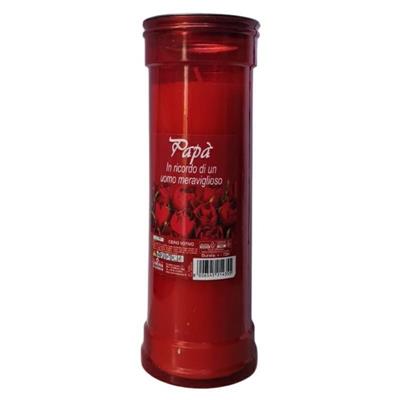 LUMINO VOTIVO PAPA' 17 CM DURATA H 72