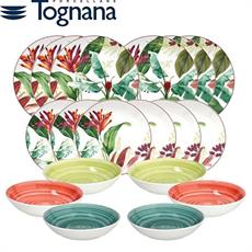 PIATTO SERVIZIO 18 PZ MADISON TROPICALIA