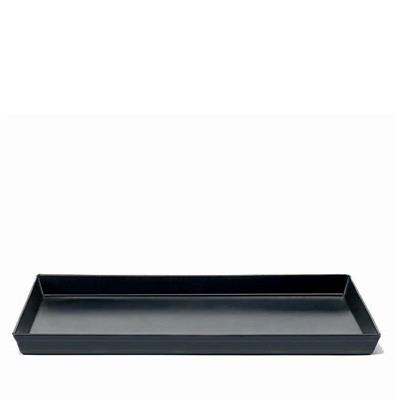 TEGLIA RETTANGOLARE LAMIERA BLU 30 X 23 X 3 CM SPESSORE 0,8