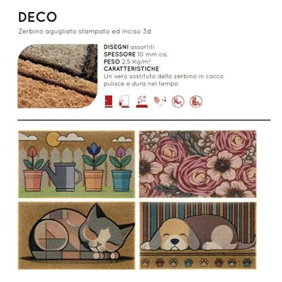 ZERBINO DECO 40 X 70 CM DECORI ASS