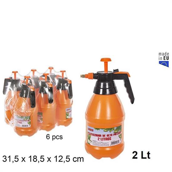 SPRUZZATORE AD ALTA PRESSIONE ARANCIONE 2 LT